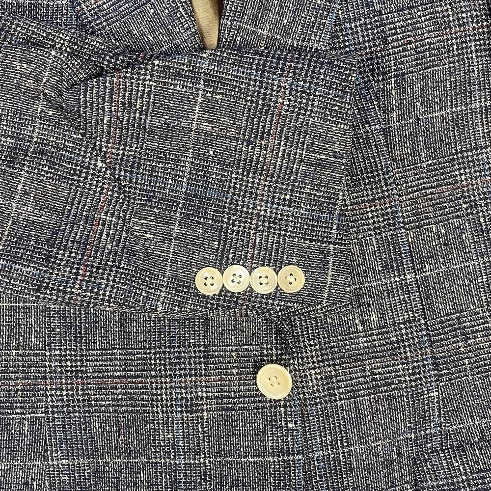 VINTAGE‎ NORDSTROM Mens Silk Blazer Sport Coat Casual Jacket Size 42R Suit USA